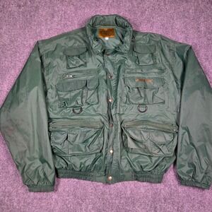 Lakestream Sportsman's‎ Jacket Mens XL Green Hodgman Utility Fishing 3952